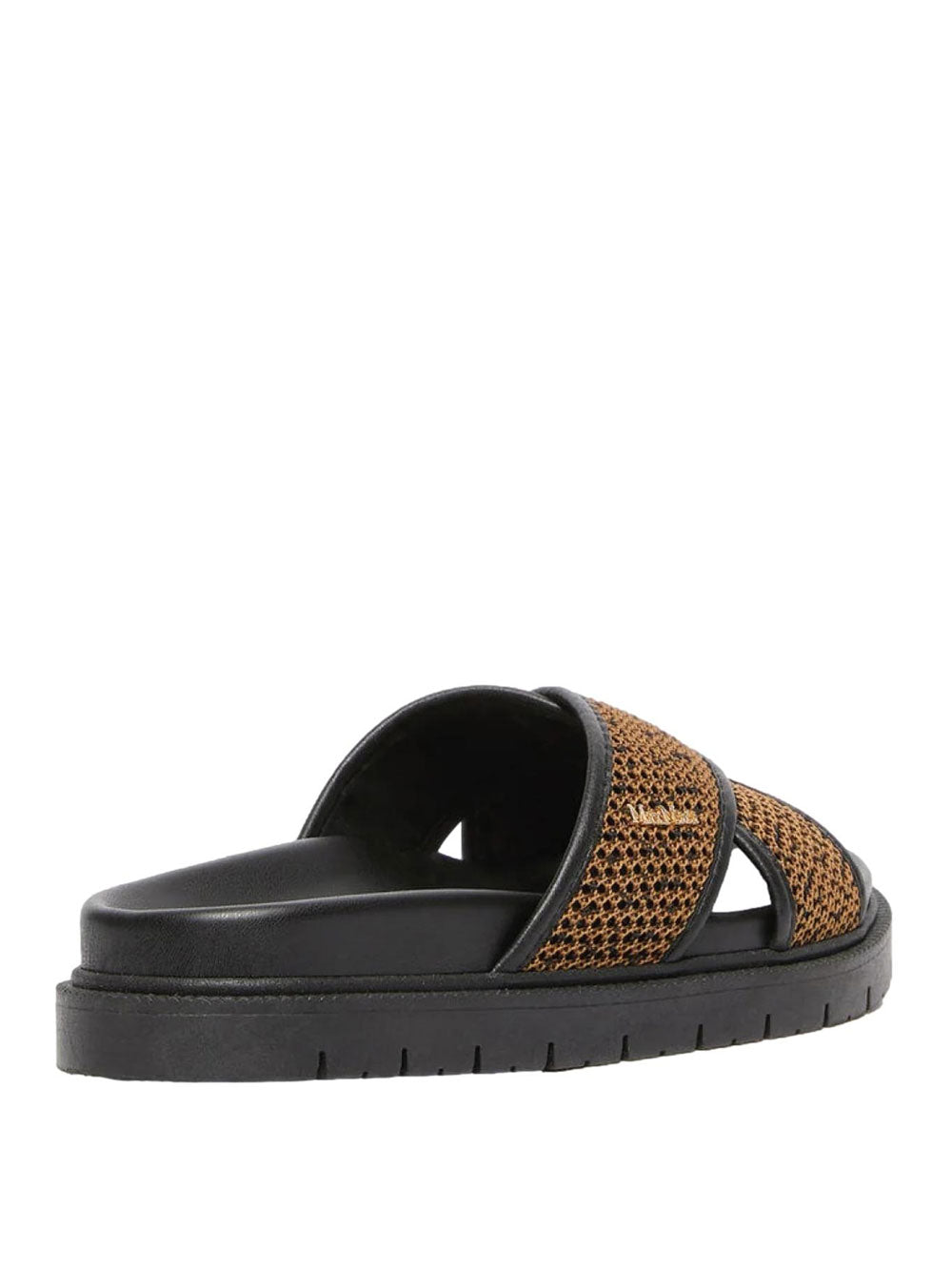 Sandalo Basso Party Max Mara da Donna - Nero Marrone