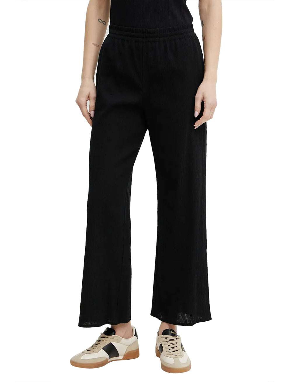 Pantalone Straight Max Mara Toronto da Donna - Nero