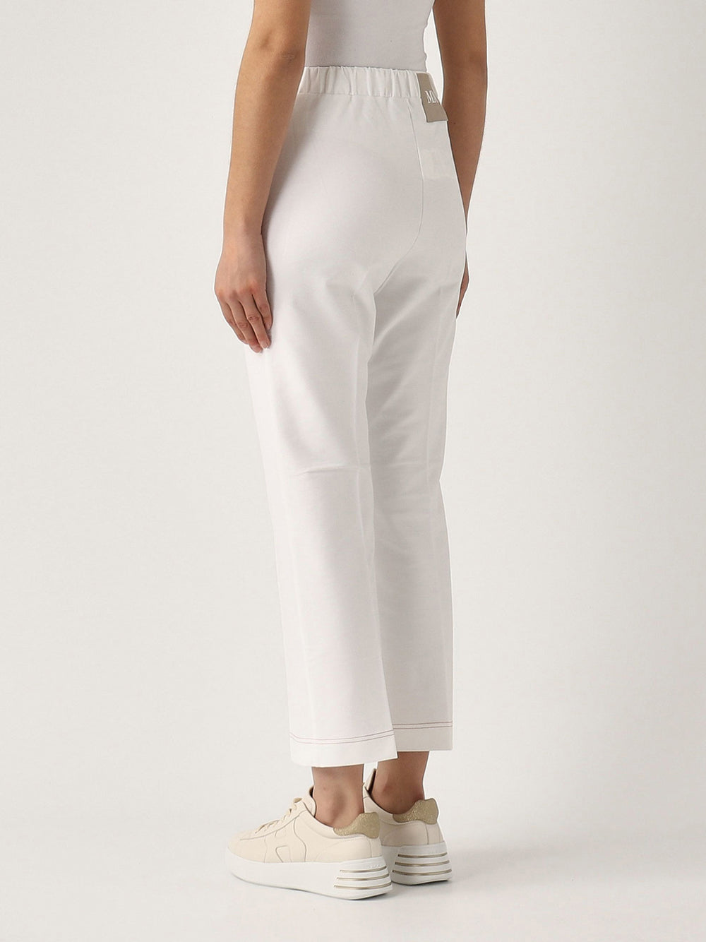 Pantalone Max Mara Ombra da Donna - Bianco