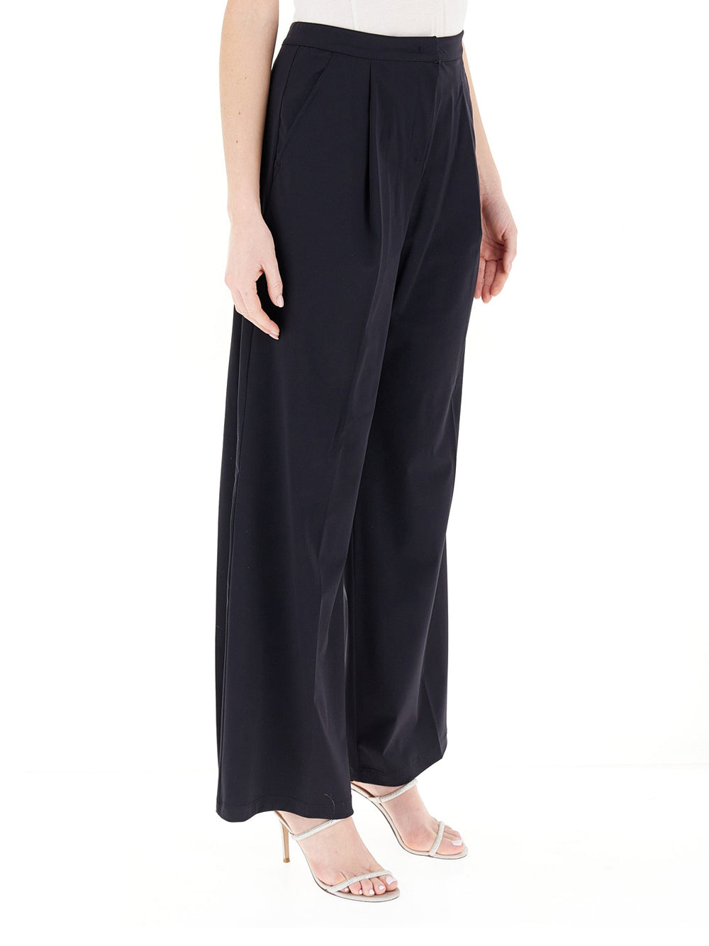 Pantalone Palazzo Max Mara Ribes da Donna - Blu