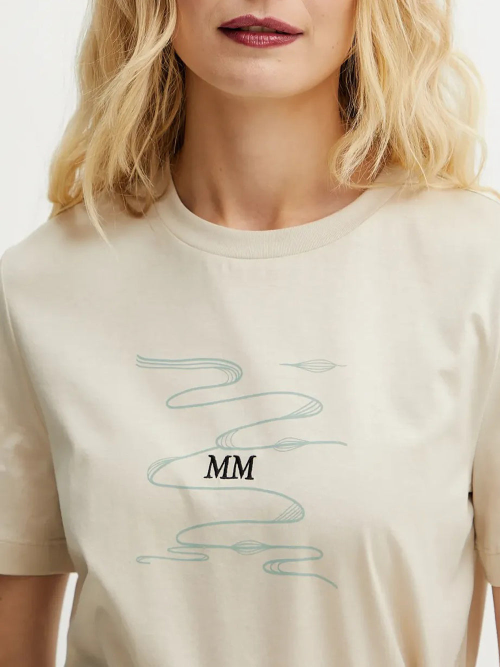 T-shirt Max Mara Uta da Donna - Beige