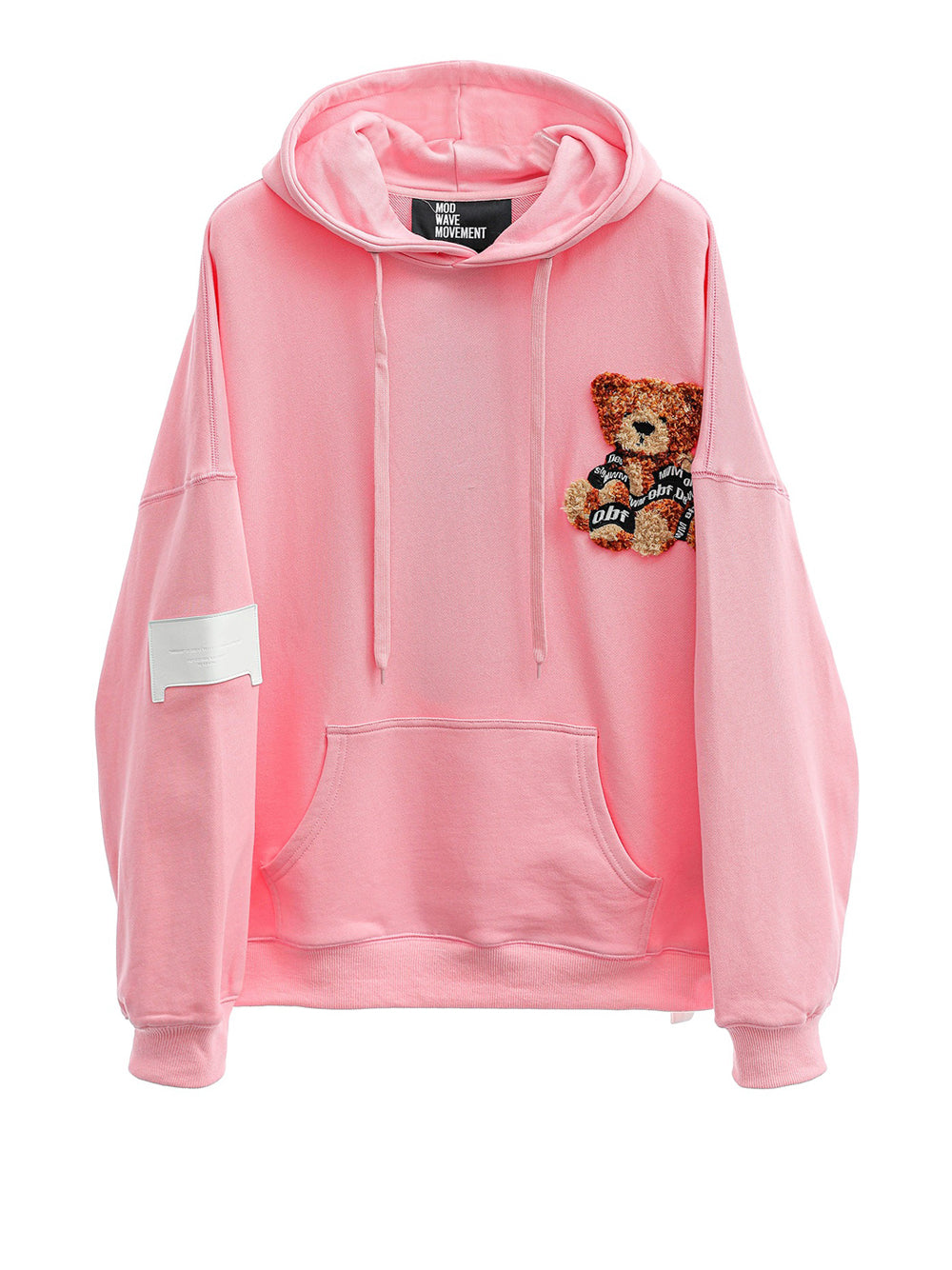 Felpa Cappuccio Mod wave movement Unisex - Rosa