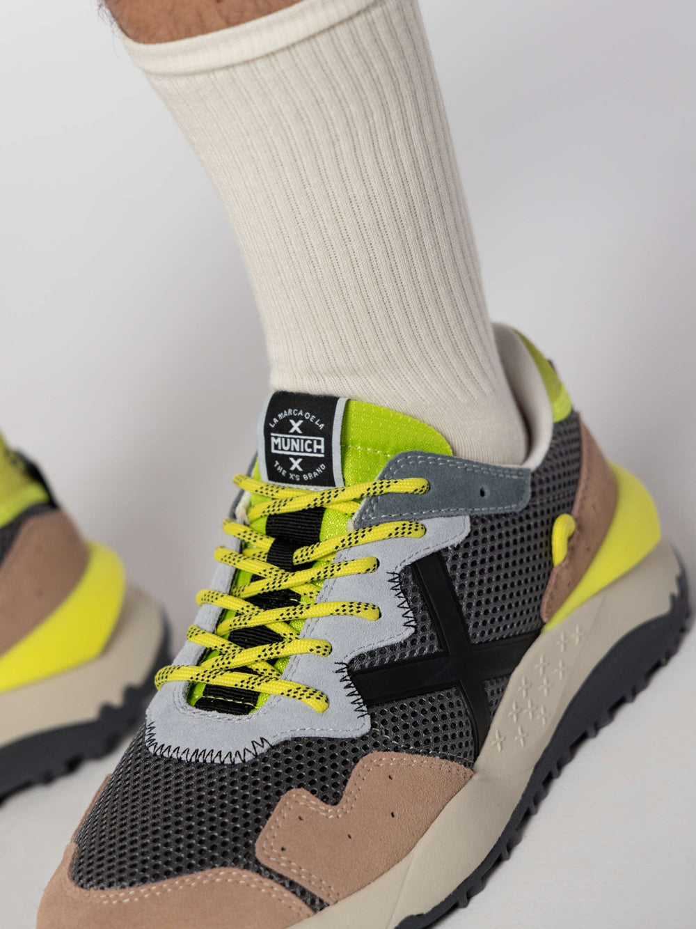 Sneakers Munich Shibuya da Uomo - Grigio