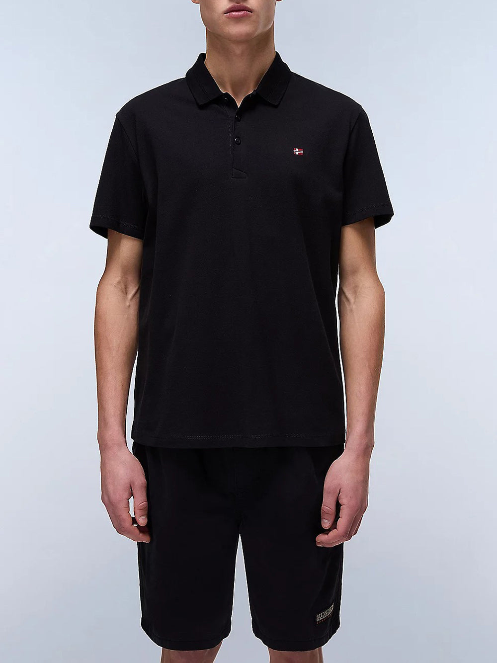 Polo Napapijri Ealis da Uomo - Nero