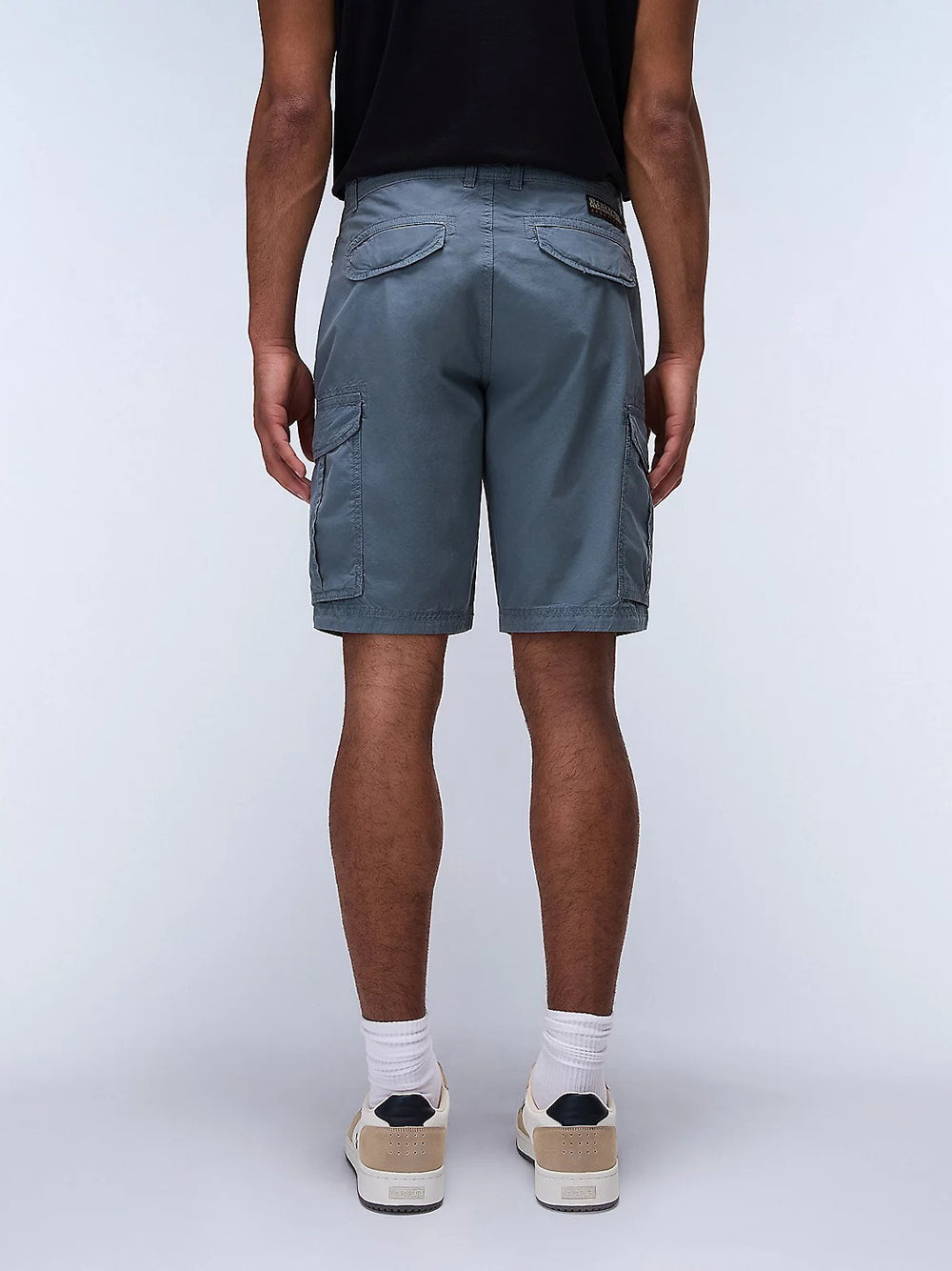 Bermuda Casual Napapijri Noto 2.0 da Uomo - Grigio Blu