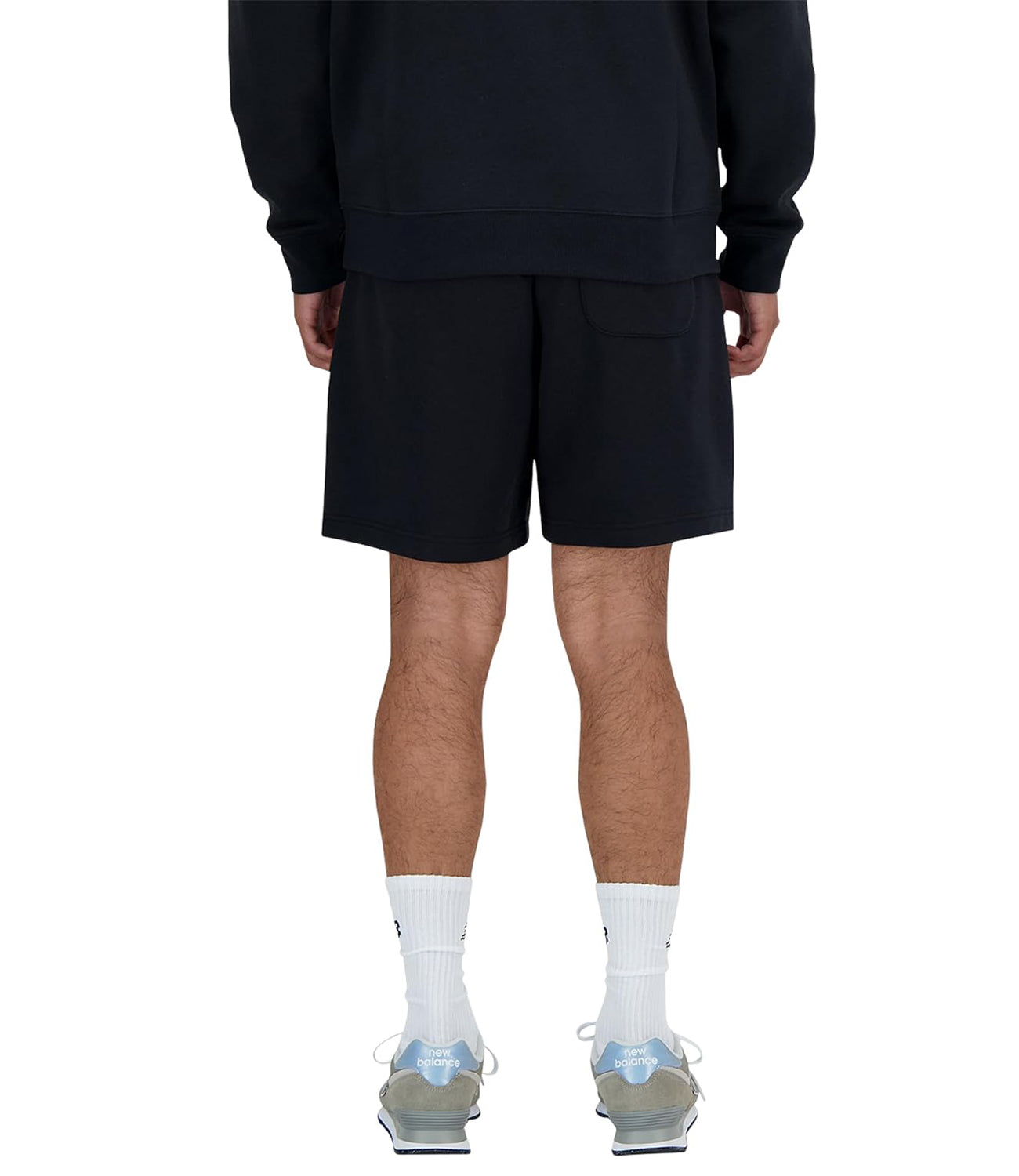 Bermuda New Balance French Terry Short - Nb Navy (428) Uomo Mod. MS41520 BK BLACK Nero