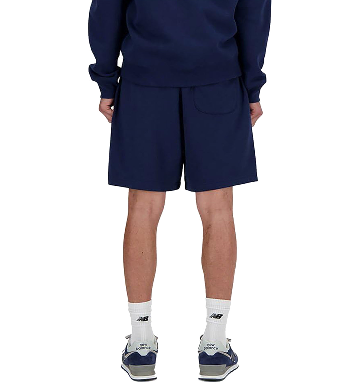 Bermuda New Balance French Terry Short - Nb Navy (428) Uomo Mod. MS41520 NNY NAVY Blu