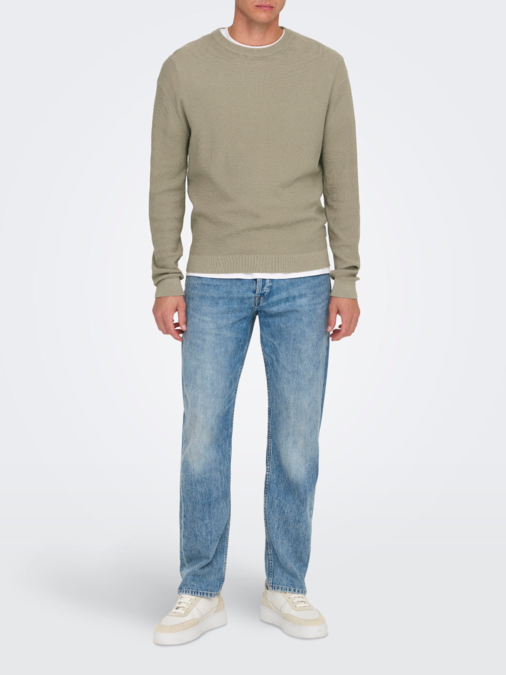 Pullover Only e Sons da Uomo - Avorio