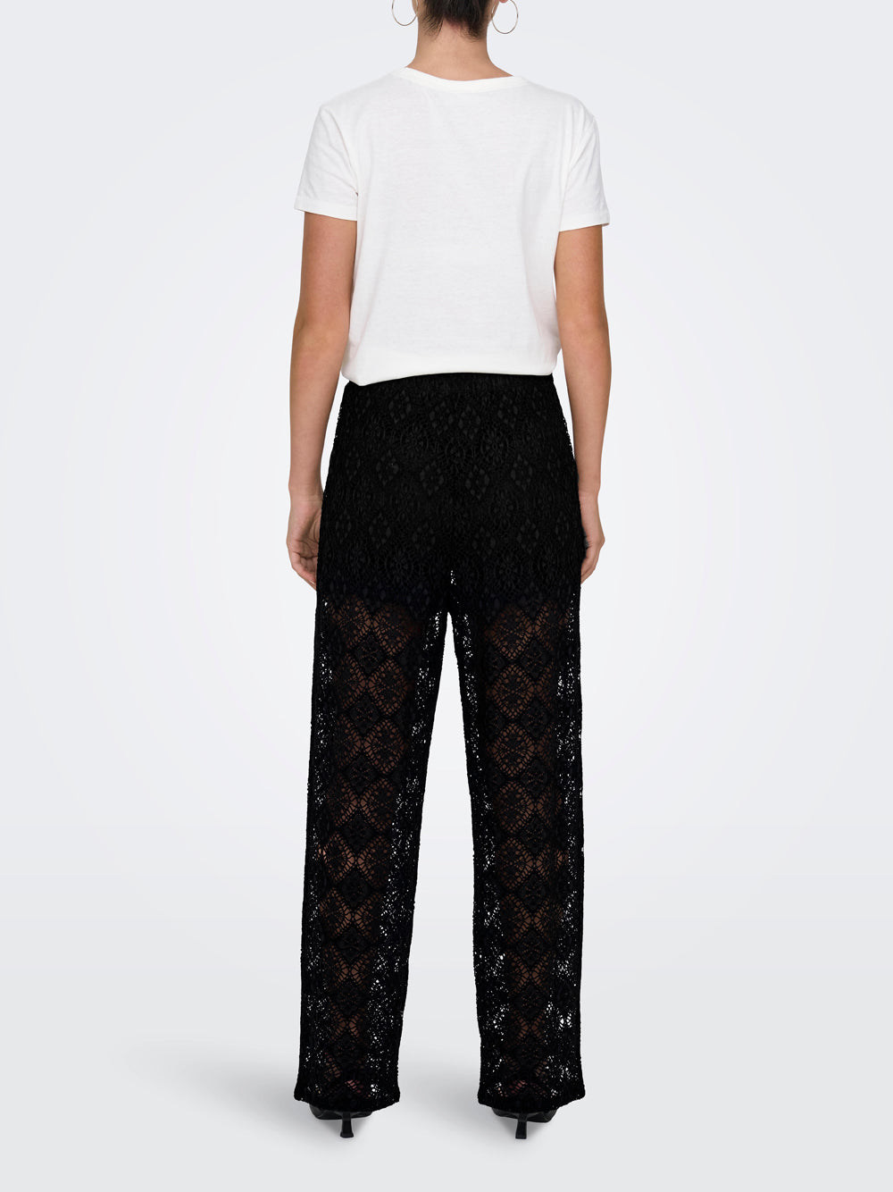 Pantalone Straight Only JdY Eva da Donna - Nero