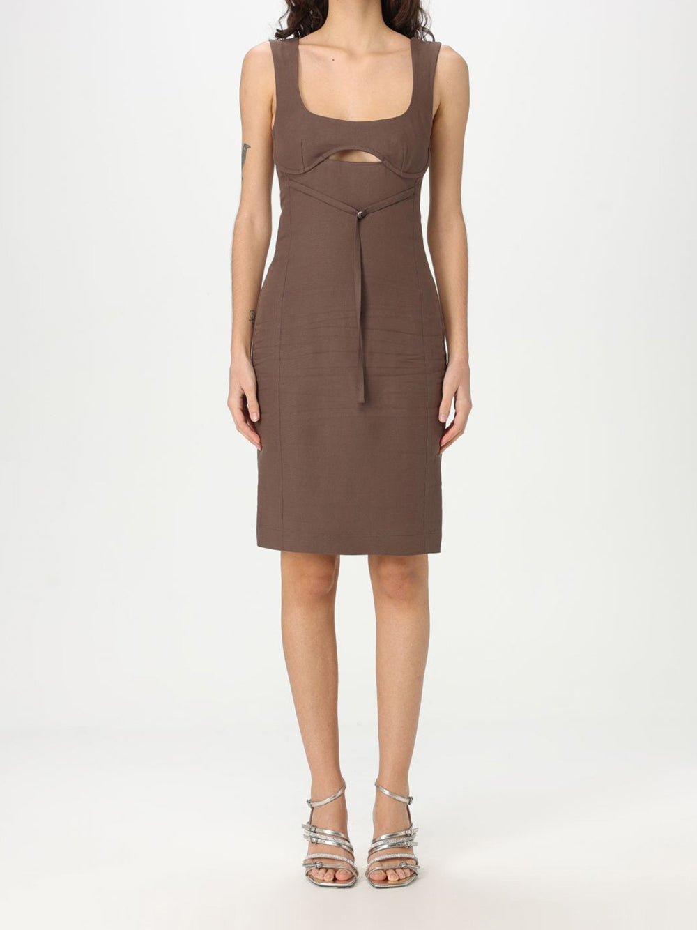 Vestito Mini Patrizia Pepe da Donna - Marrone