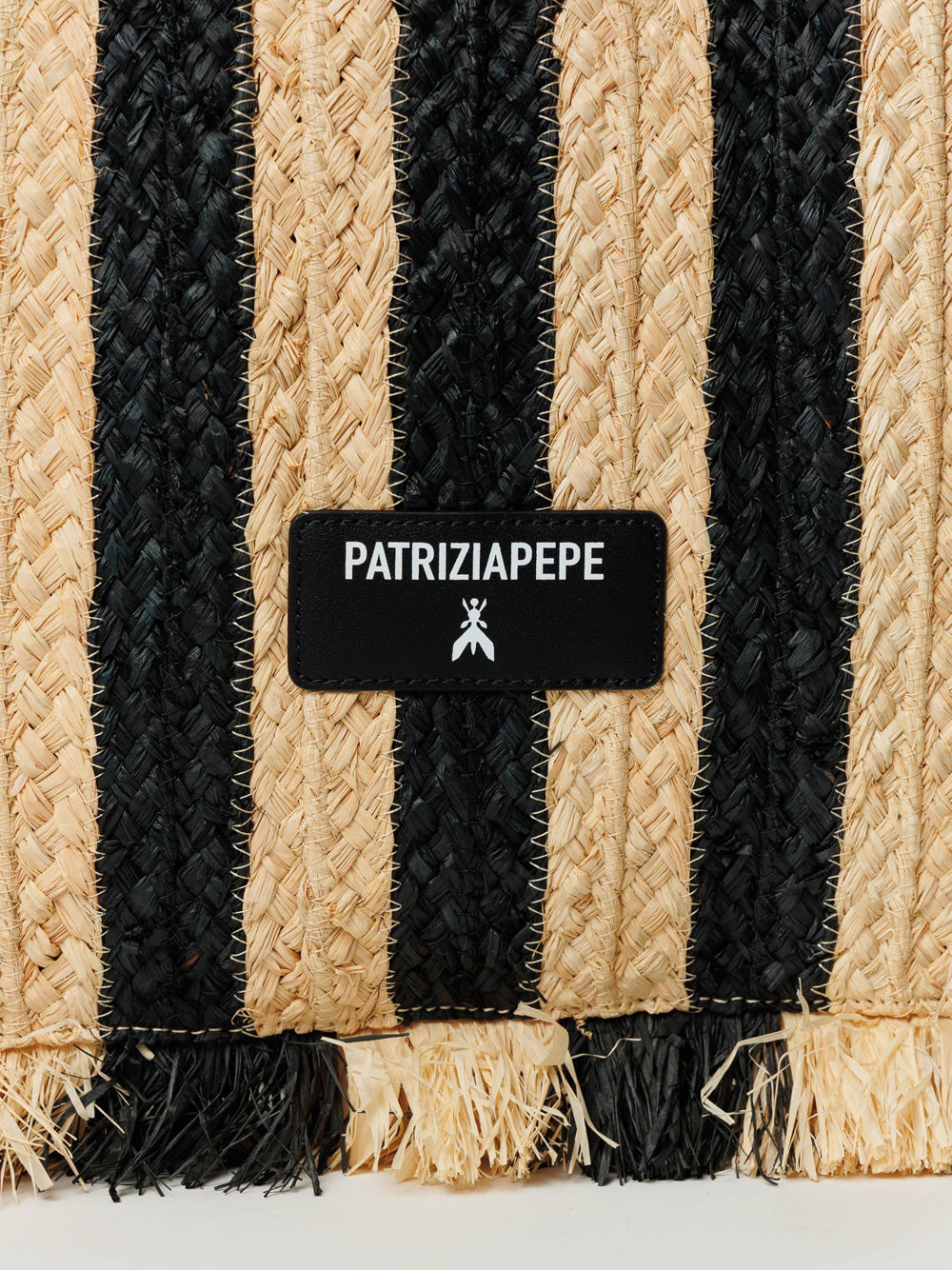 Borsa Shopper Patrizia Pepe da Donna - Beige Nero