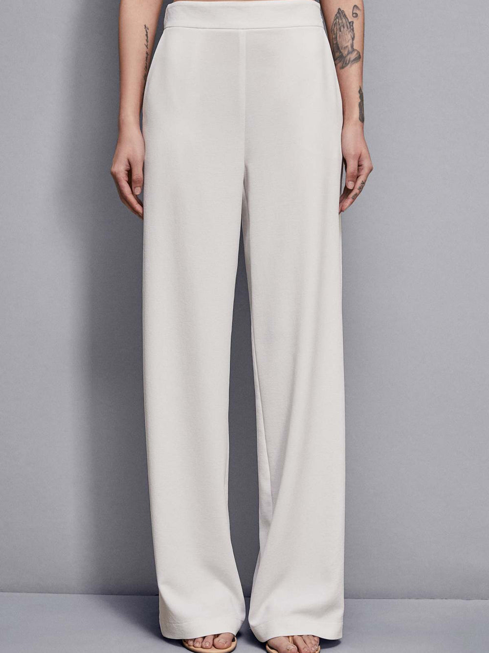 Pantalone Palazzo Patrizia Pepe da Donna - Bianco