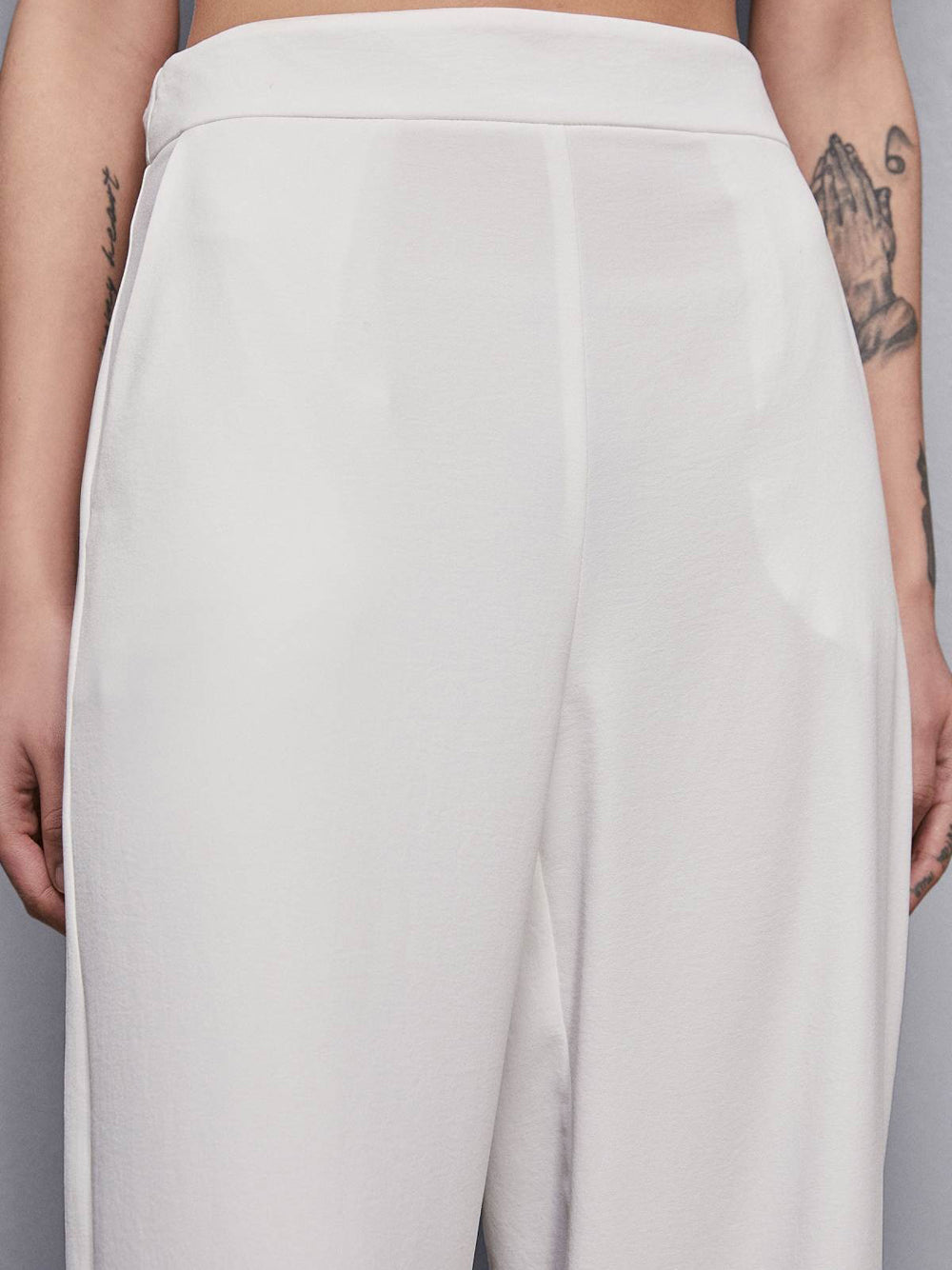 Pantalone Palazzo Patrizia Pepe da Donna - Bianco