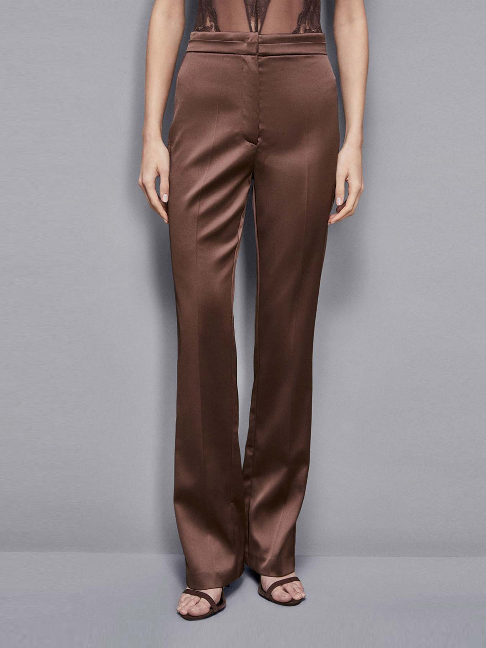 Pantalone Straight Patrizia Pepe da Donna - Marrone