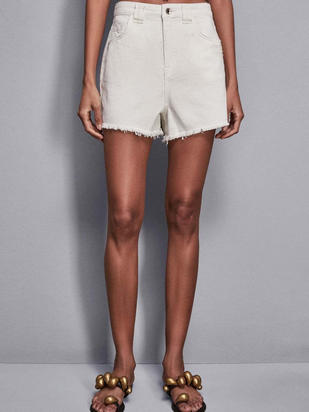Shorts Jeans Patrizia Pepe da Donna - Bianco