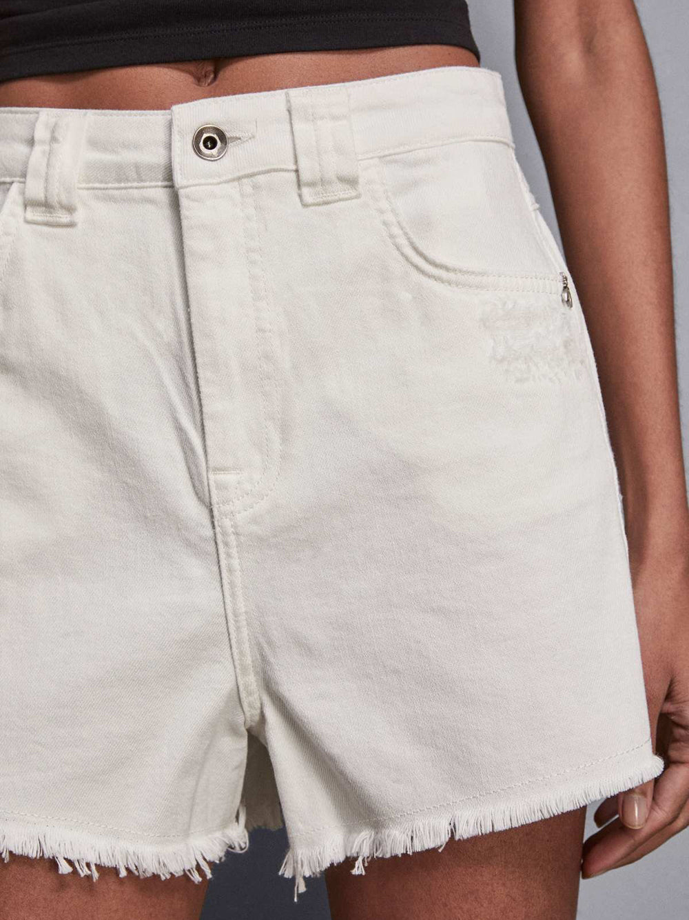 Shorts Jeans Patrizia Pepe da Donna - Bianco