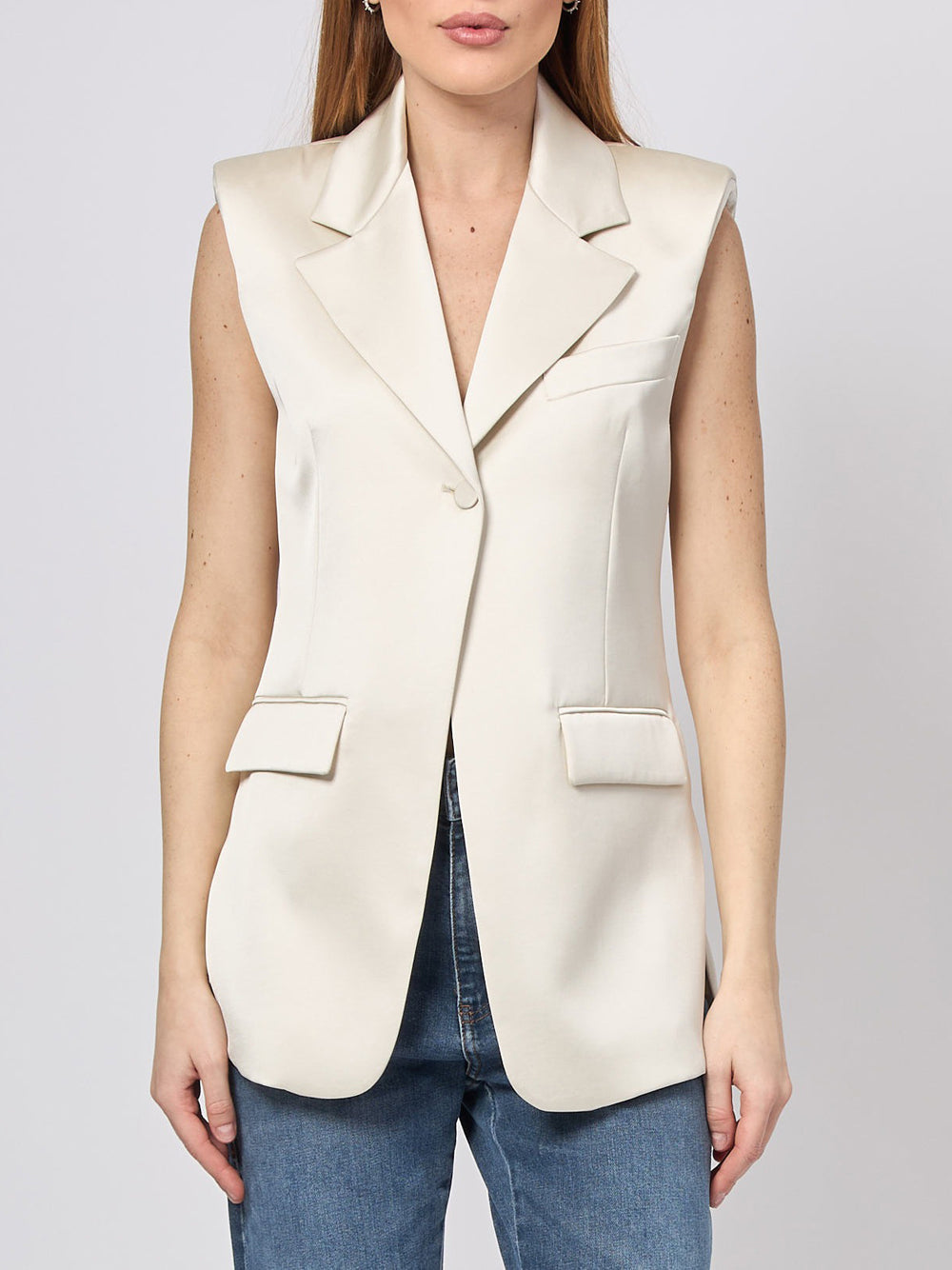 Gilet Patrizia Pepe da Donna - Avorio