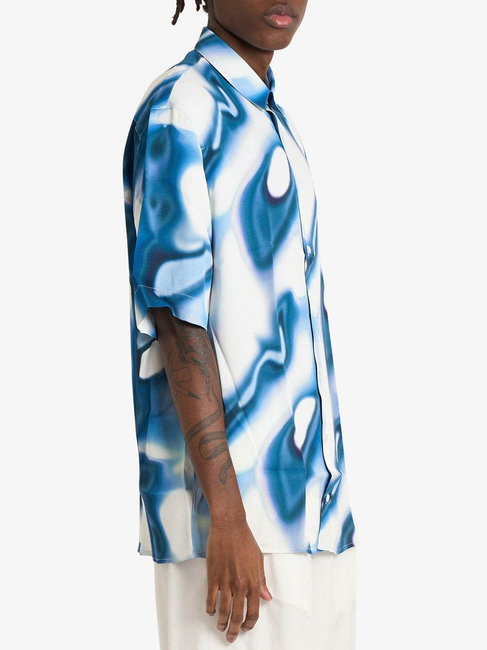 Camicia Fantasia Patrizia Pepe da Uomo - Blu