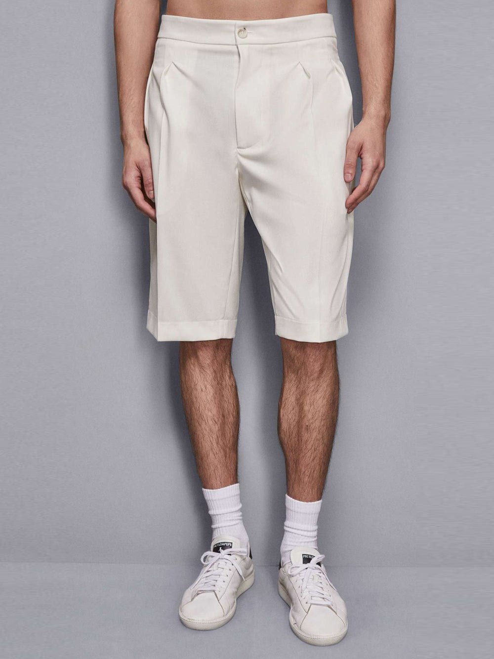 Bermuda Casual Patrizia Pepe da Uomo - Bianco