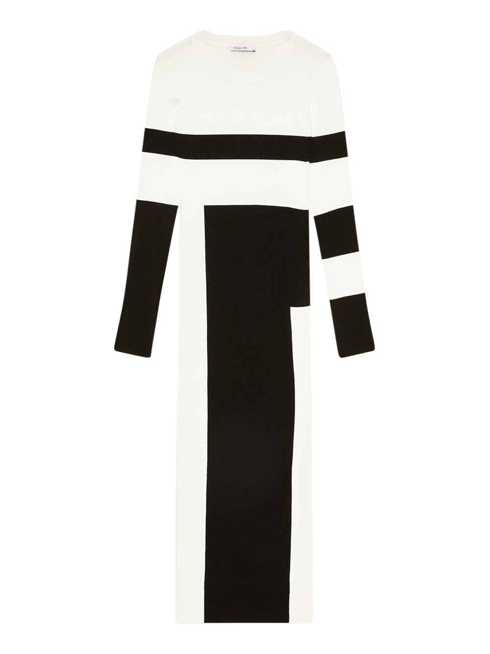 Vestito Midi Patrizia Pepe da Donna - Nero Bianco