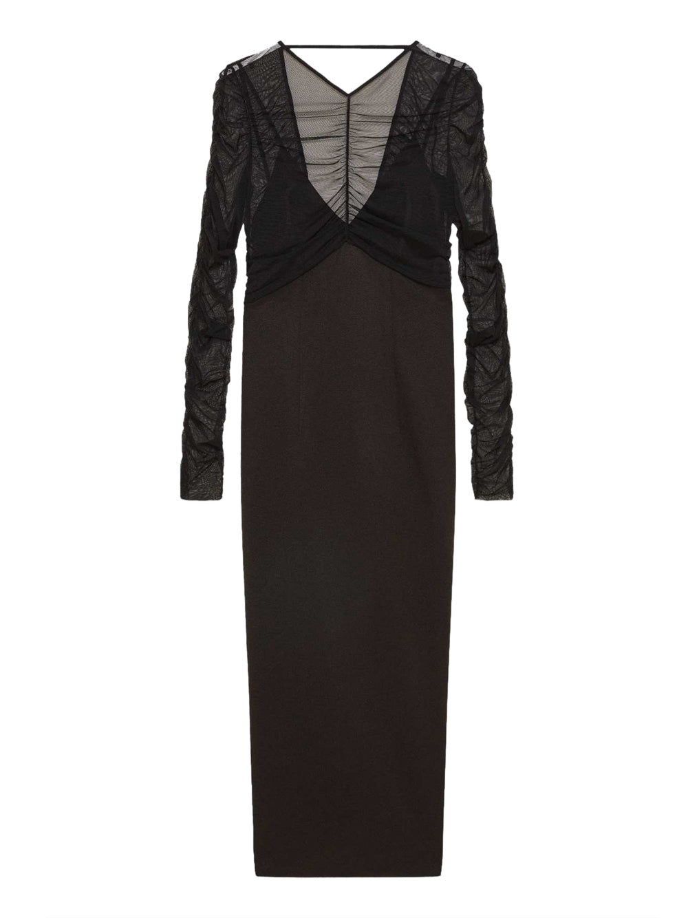 Vestito Longuette Patrizia Pepe da Donna - Nero