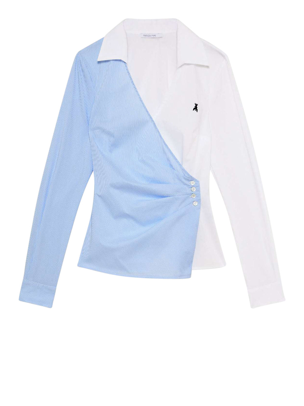 Camicia Patrizia Pepe da Donna - Celeste Bianco