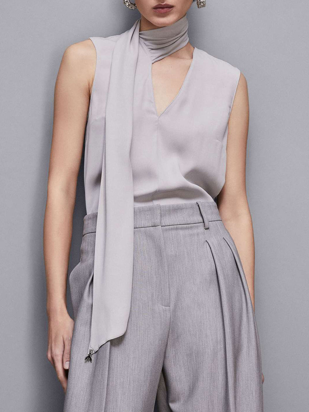 Blusa Patrizia Pepe da Donna - Grigio