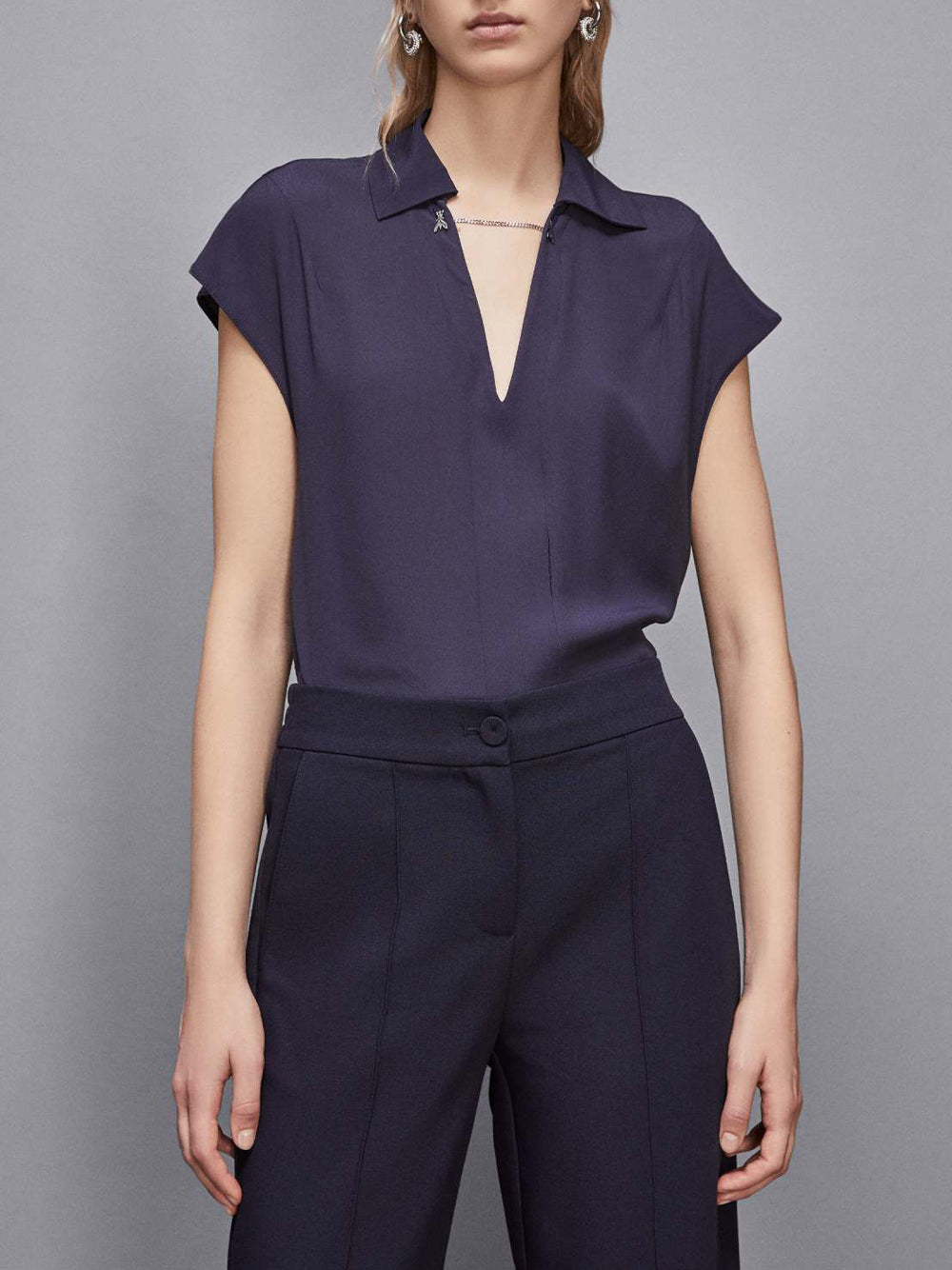 Blusa Patrizia Pepe da Donna - Blu