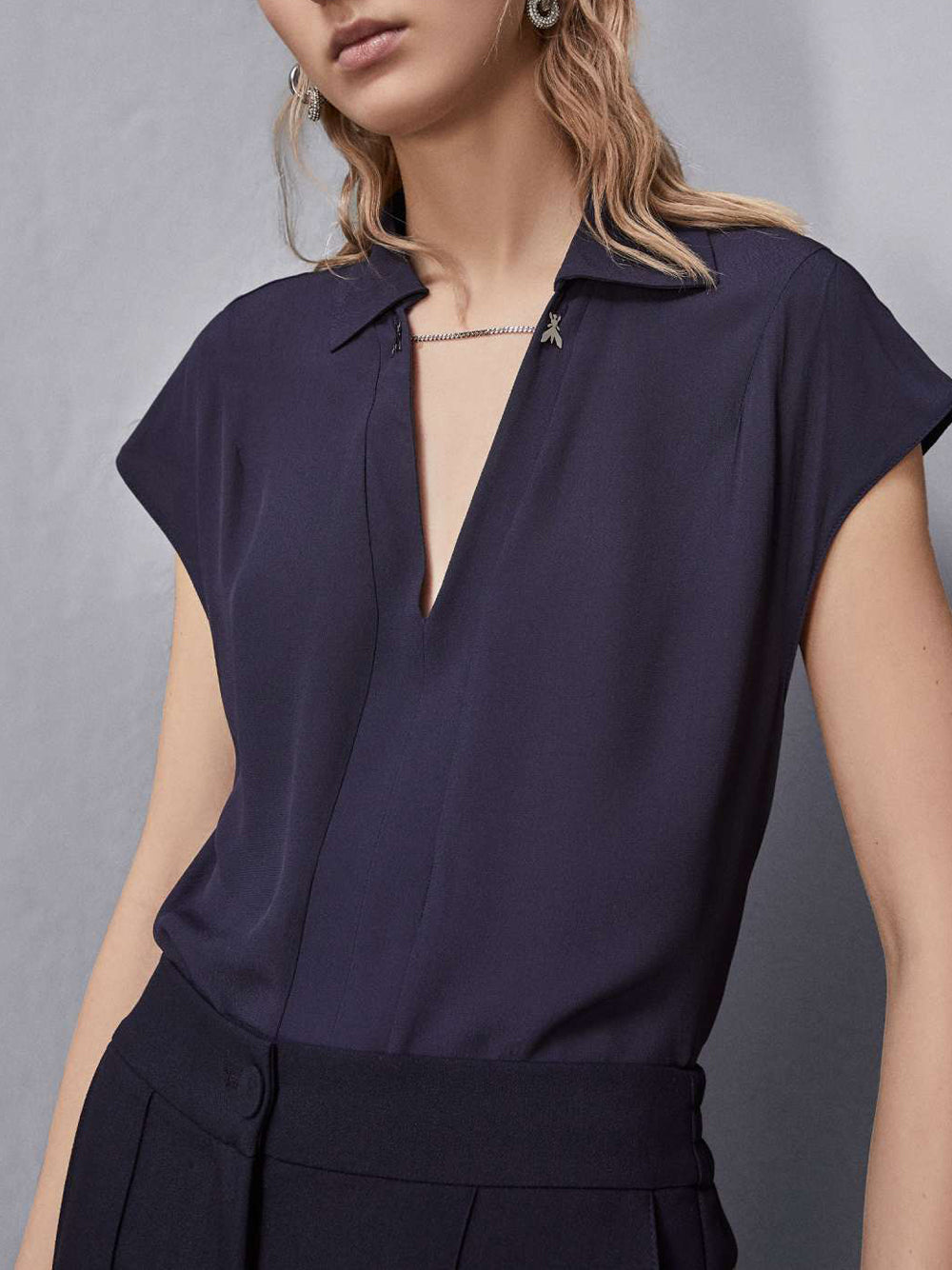 Blusa Patrizia Pepe da Donna - Blu