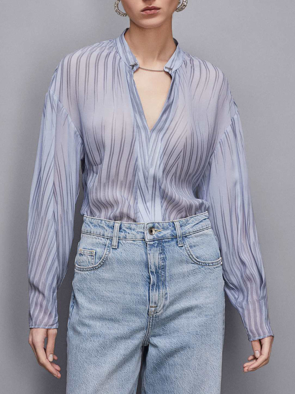 Blusa Patrizia Pepe da Donna - Blu