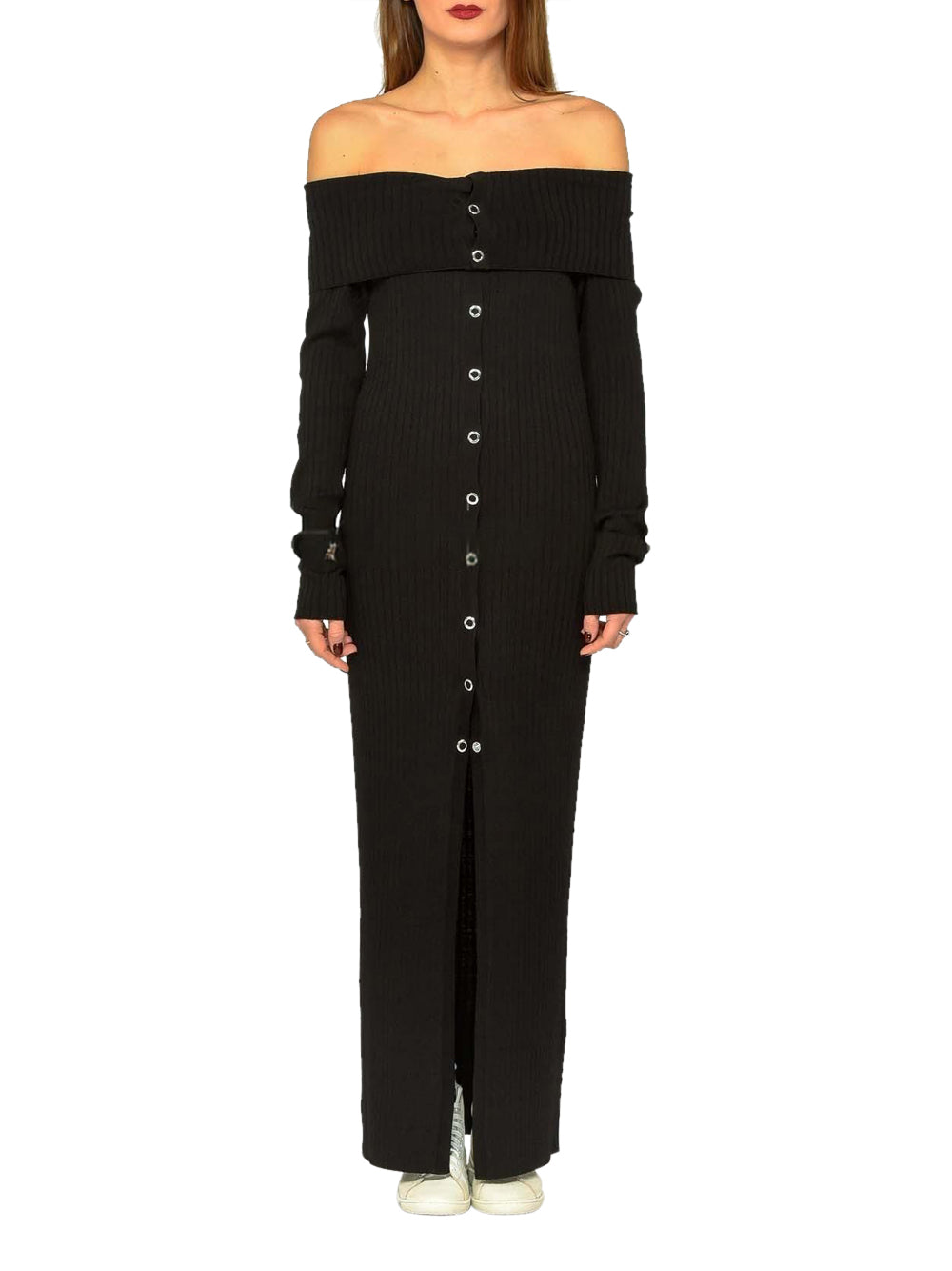 Vestito Longuette Patrizia Pepe da Donna - Nero