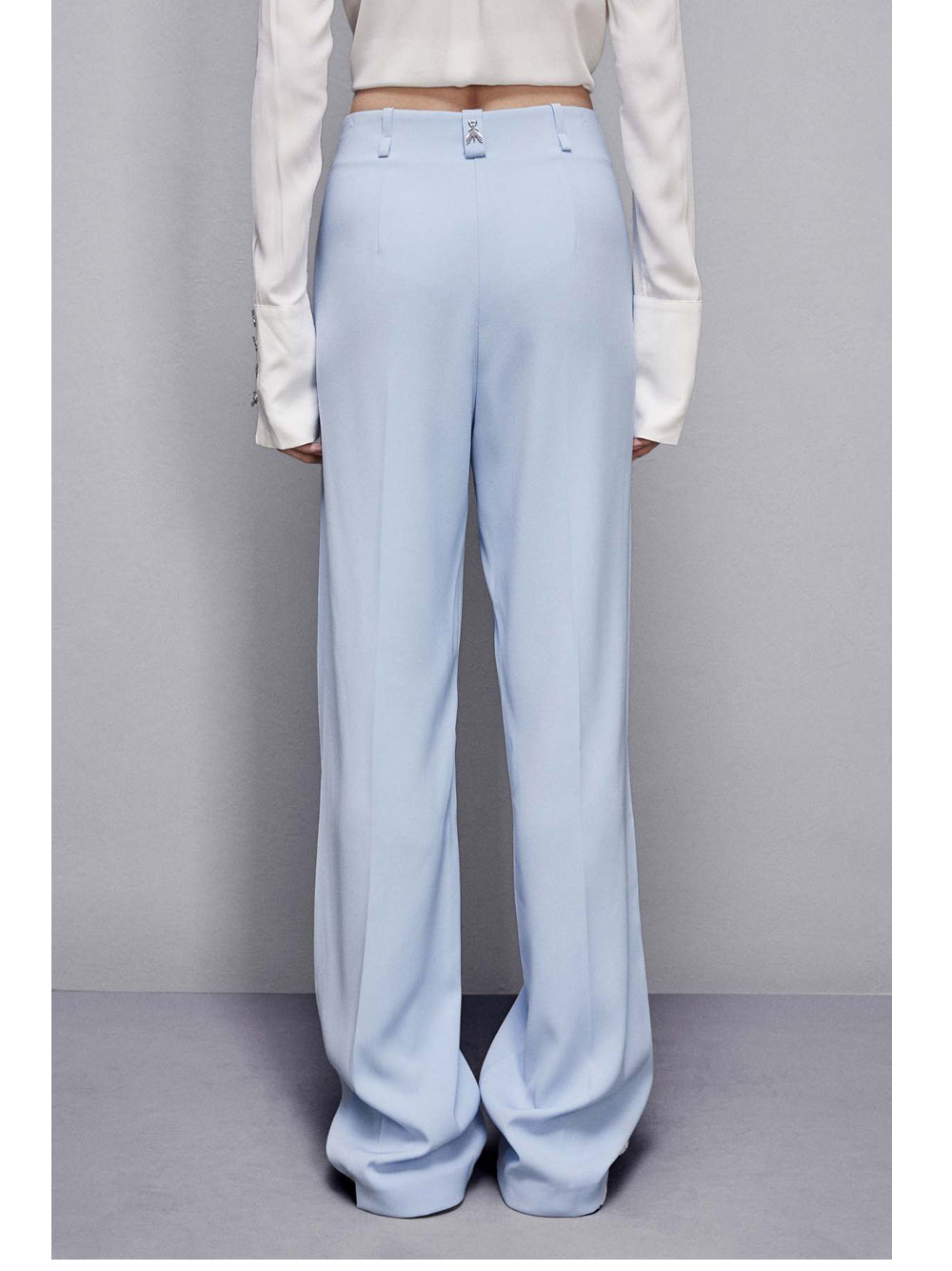 Pantalone Palazzo Patrizia Pepe da Donna - Celeste