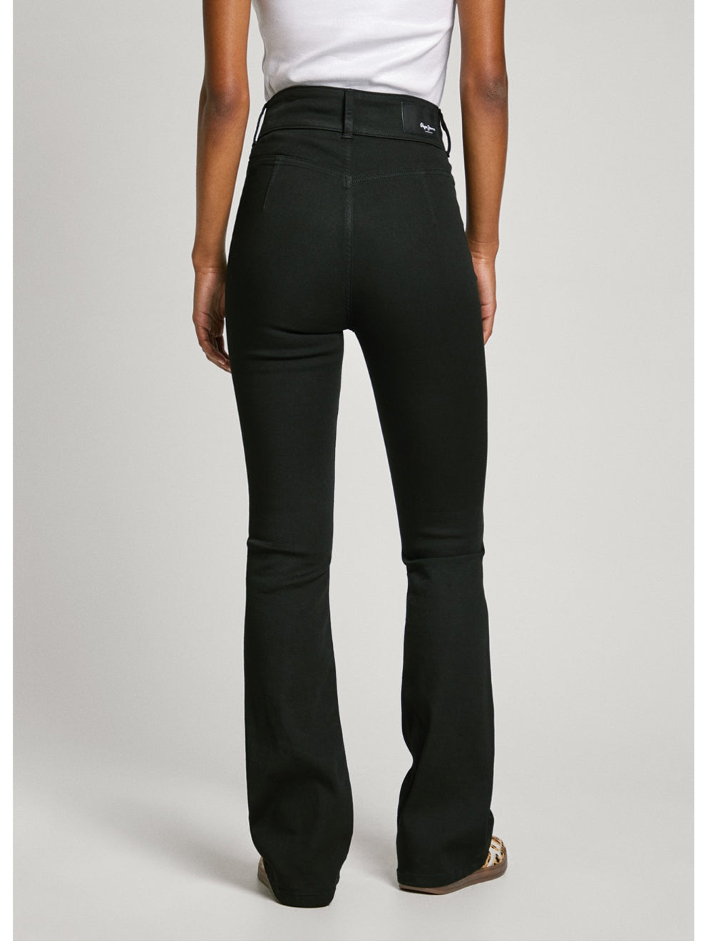 Jeans a Zampa Pepe Jeans da Donna - Nero