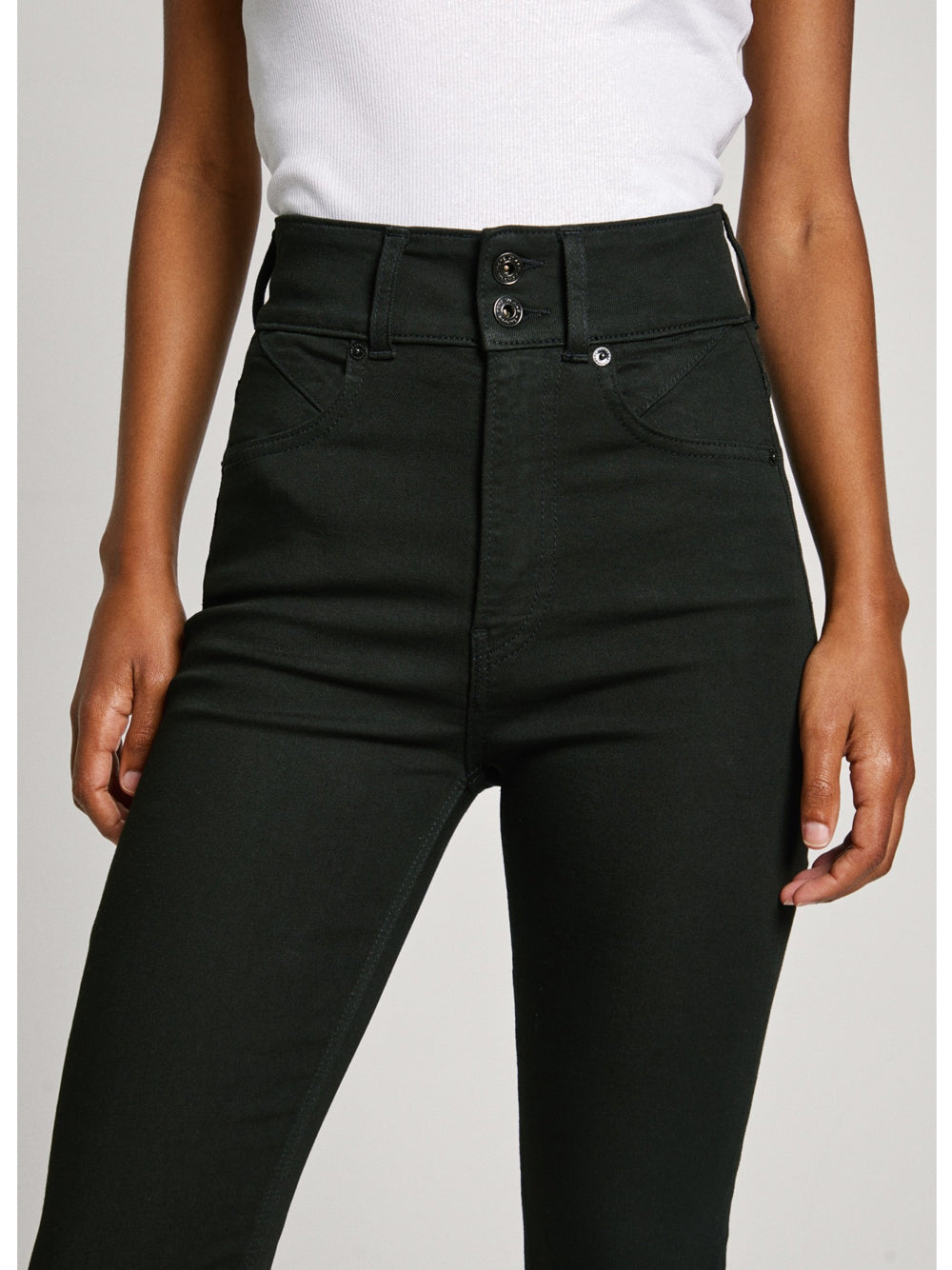 Jeans a Zampa Pepe Jeans da Donna - Nero