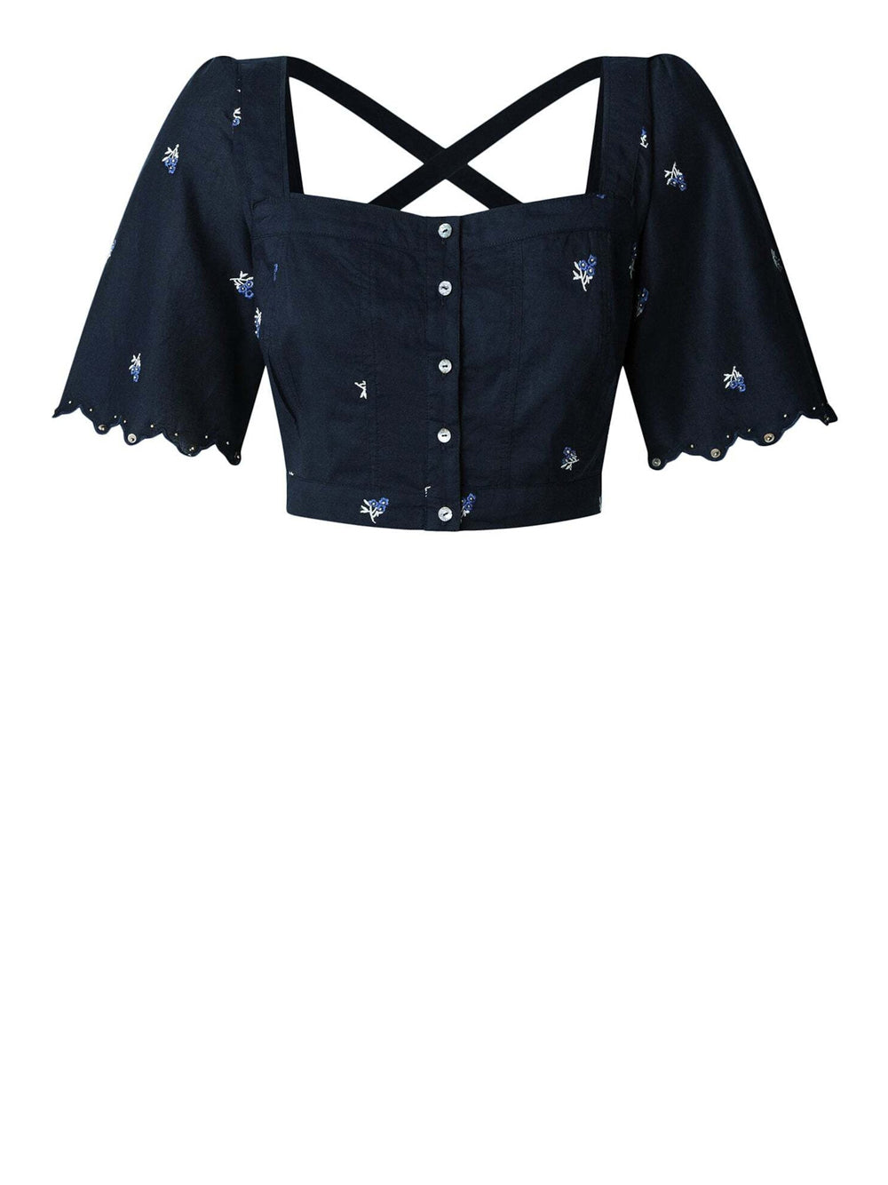 Top Pepe Jeans Energy da Donna - Blu