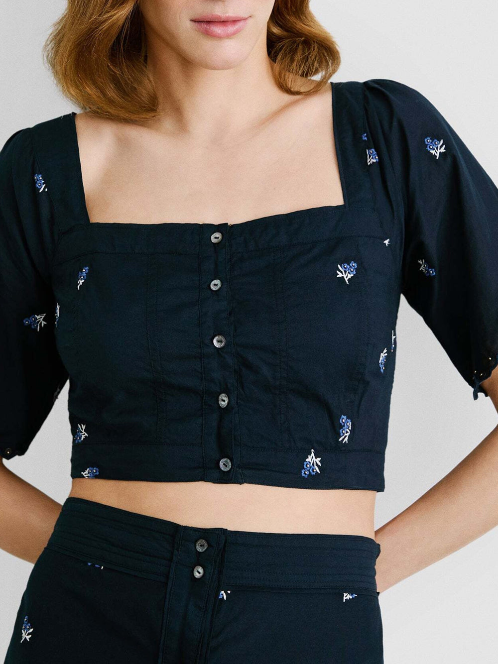 Top Pepe Jeans Energy da Donna - Blu