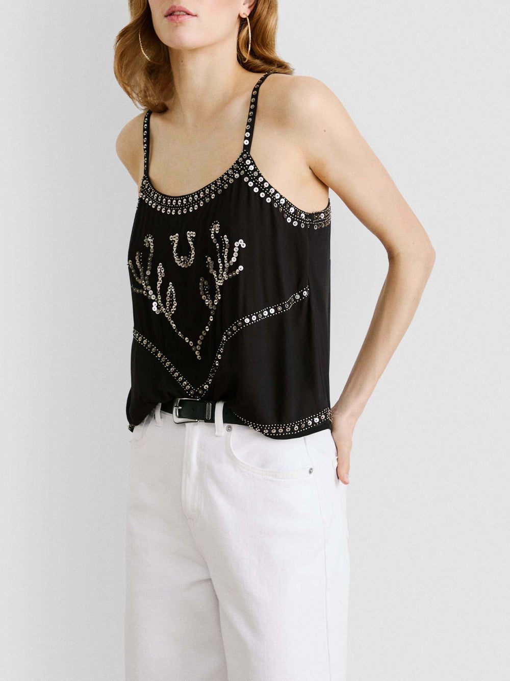 Top Pepe Jeans Eartly da Donna - Nero