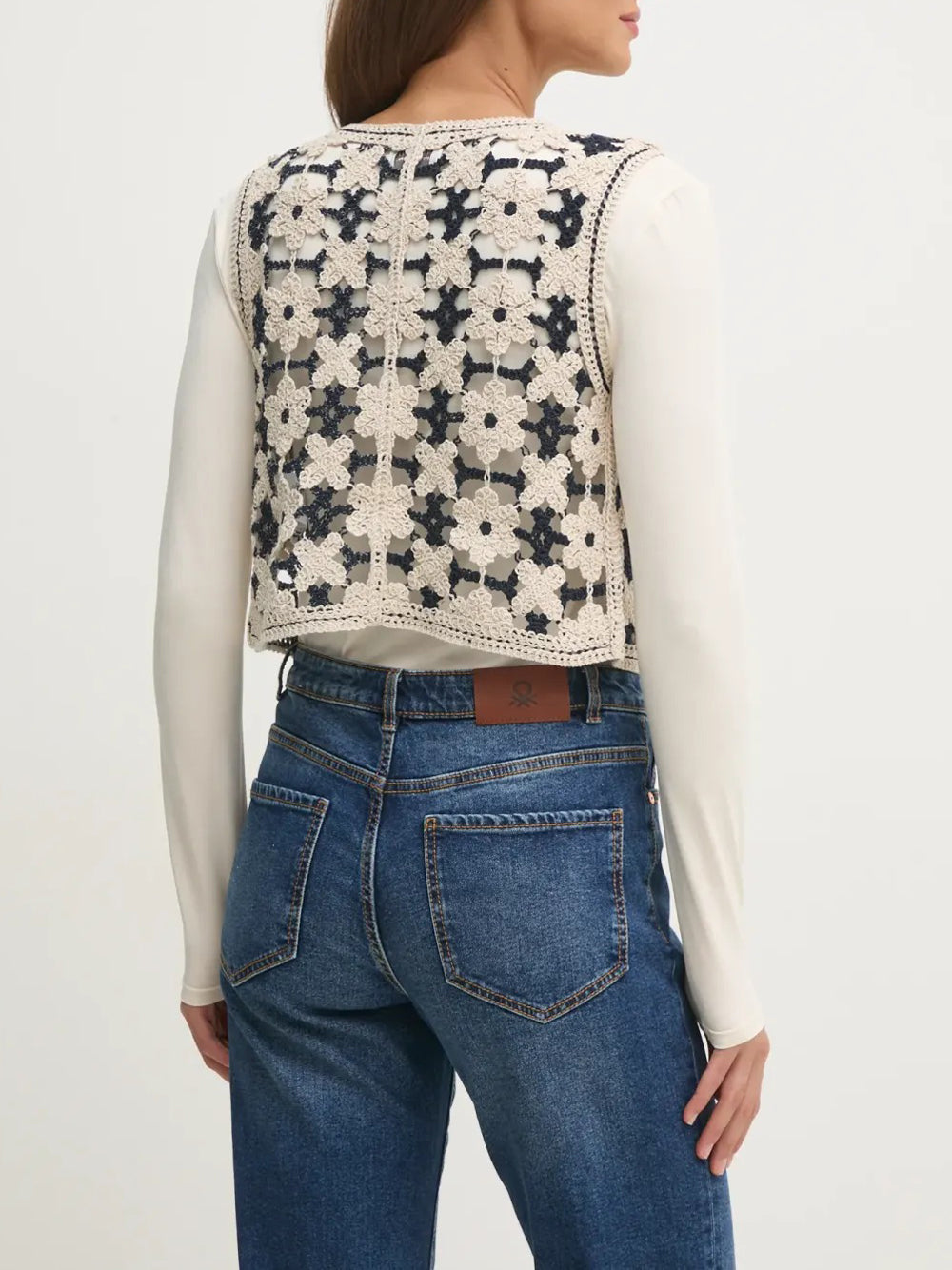 Gilet Pepe Jeans Olivia da Donna - Bianco