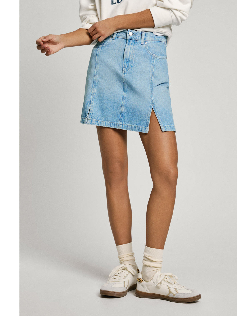 Gonna Mini Pepe Jeans da Donna - Denim