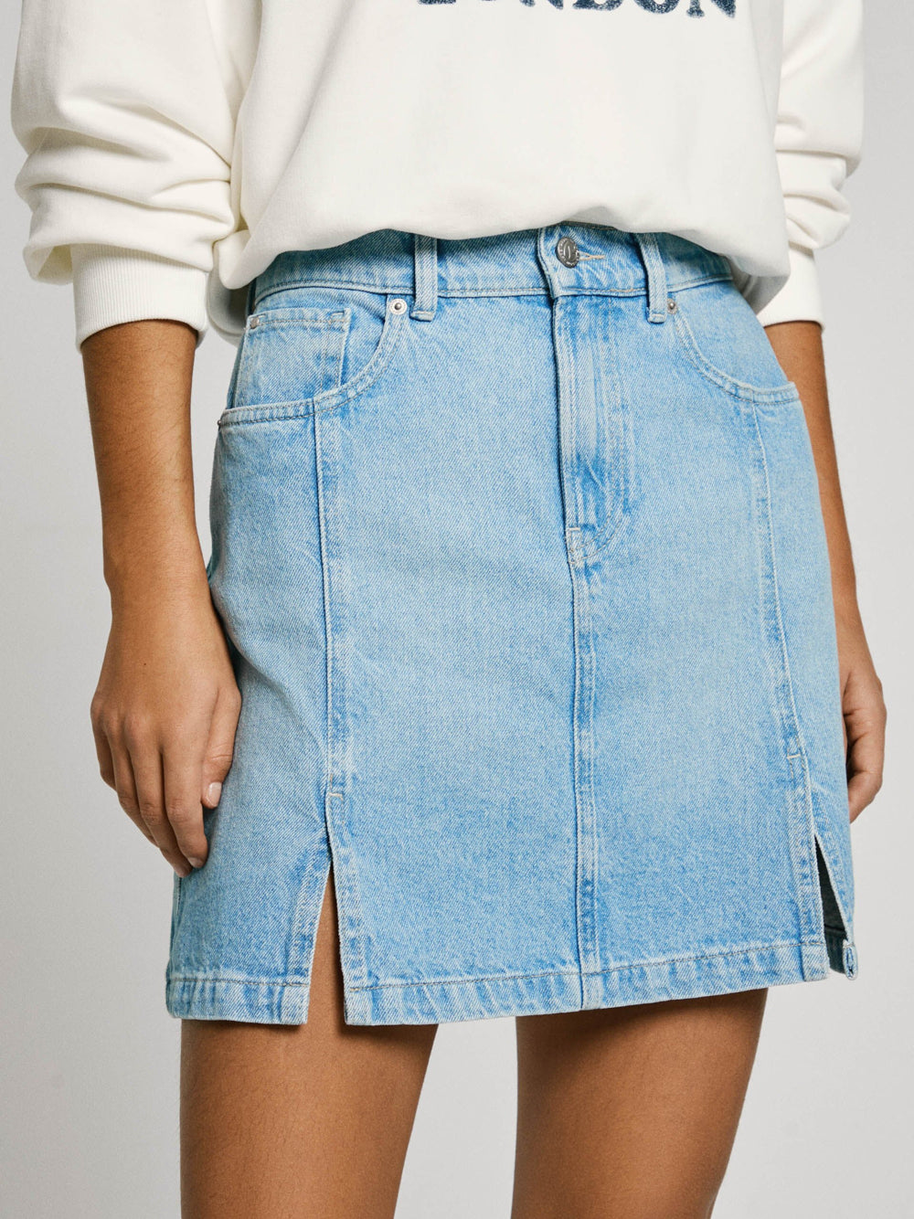 Gonna Mini Pepe Jeans da Donna - Denim