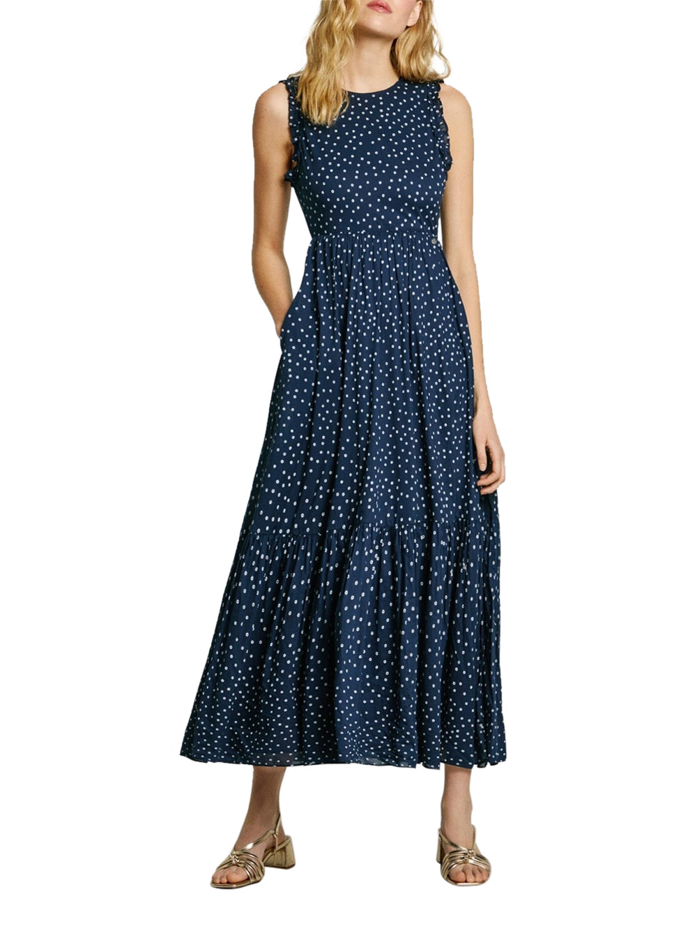 Vestito Longuette Pepe Jeans Deborah da Donna - Blu
