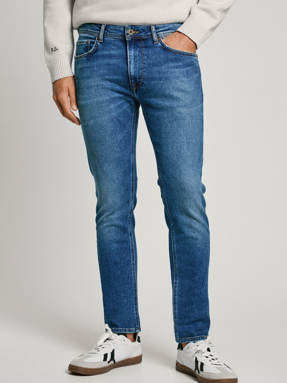 Jeans Tapered Pepe Jeans Stanley da Uomo - Denim