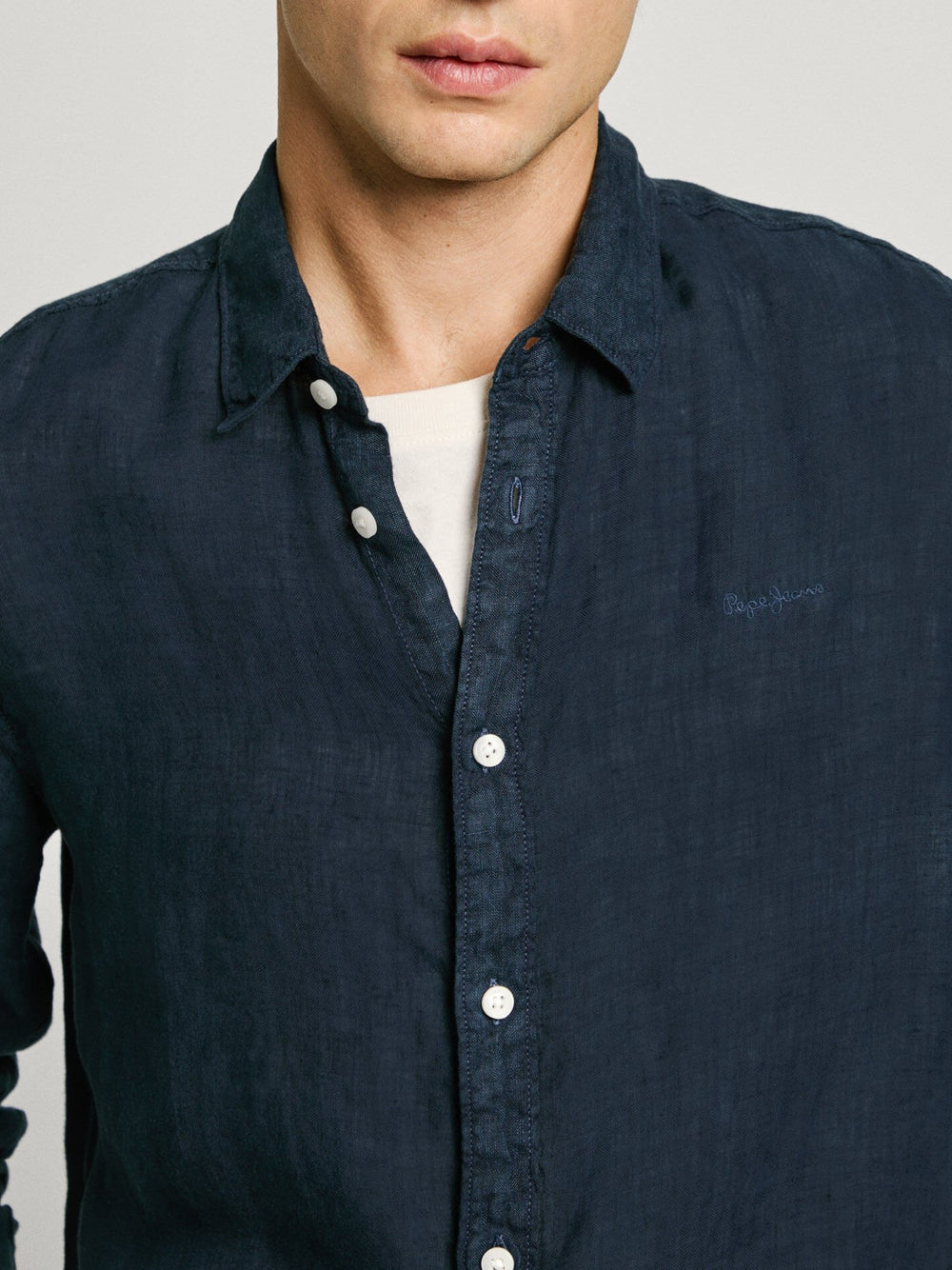 Camicia Casual Pepe Jeans Arnau da Uomo - Blu