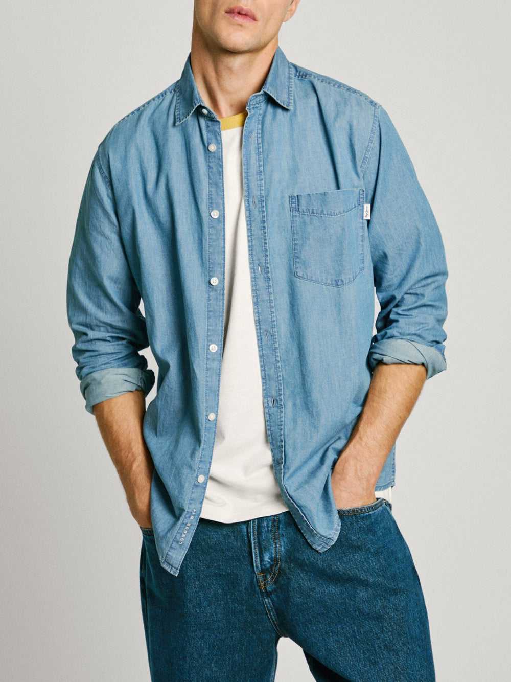 Camicia Jeans Pepe Jeans da Uomo - Denim