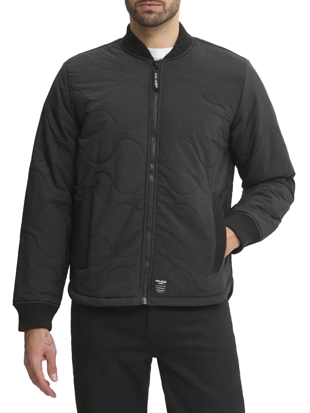 Giubbino Pepe Jeans Malabar da Uomo - Nero