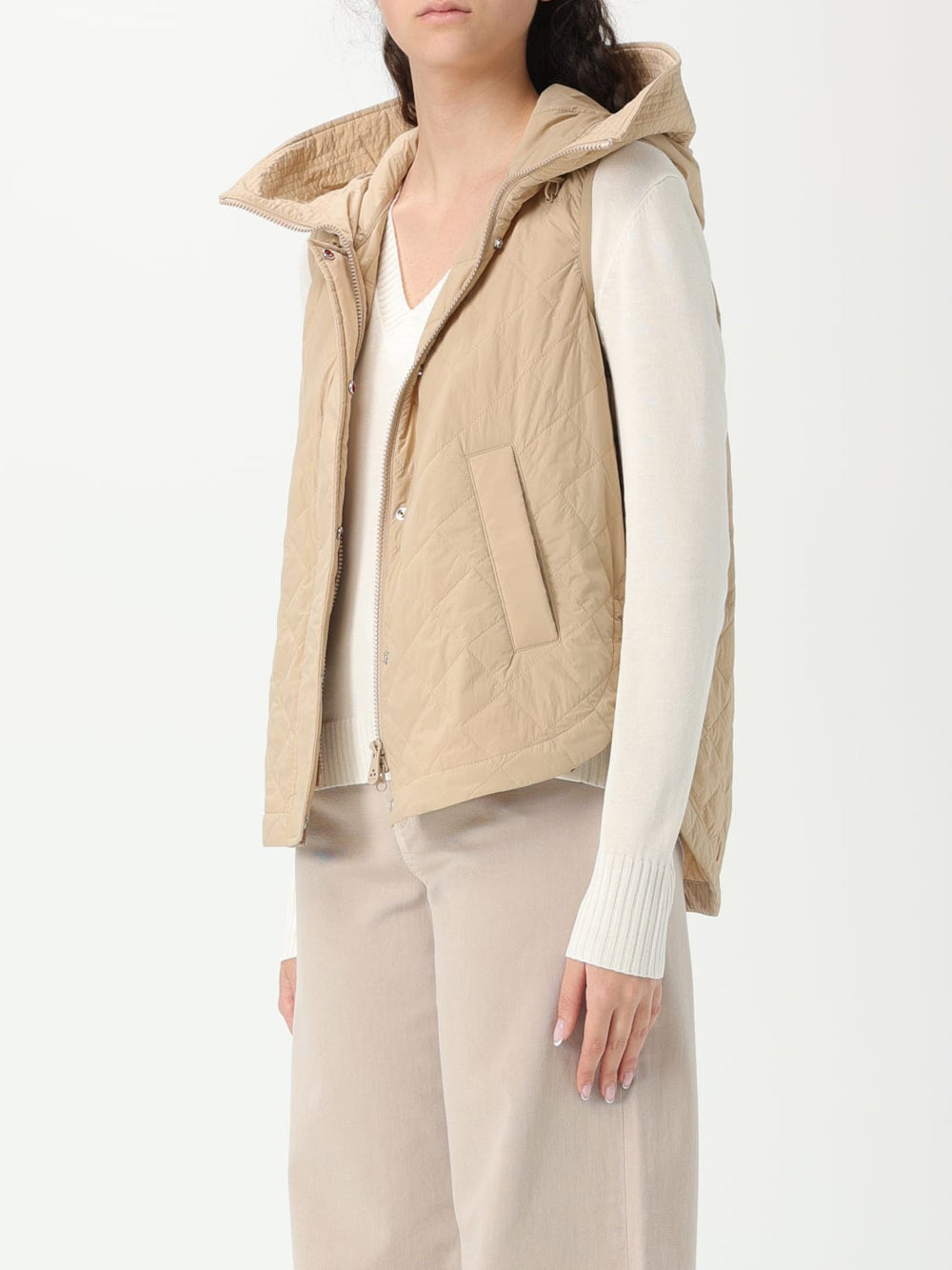 Smanicato Peuterey Madeira da Donna - Beige