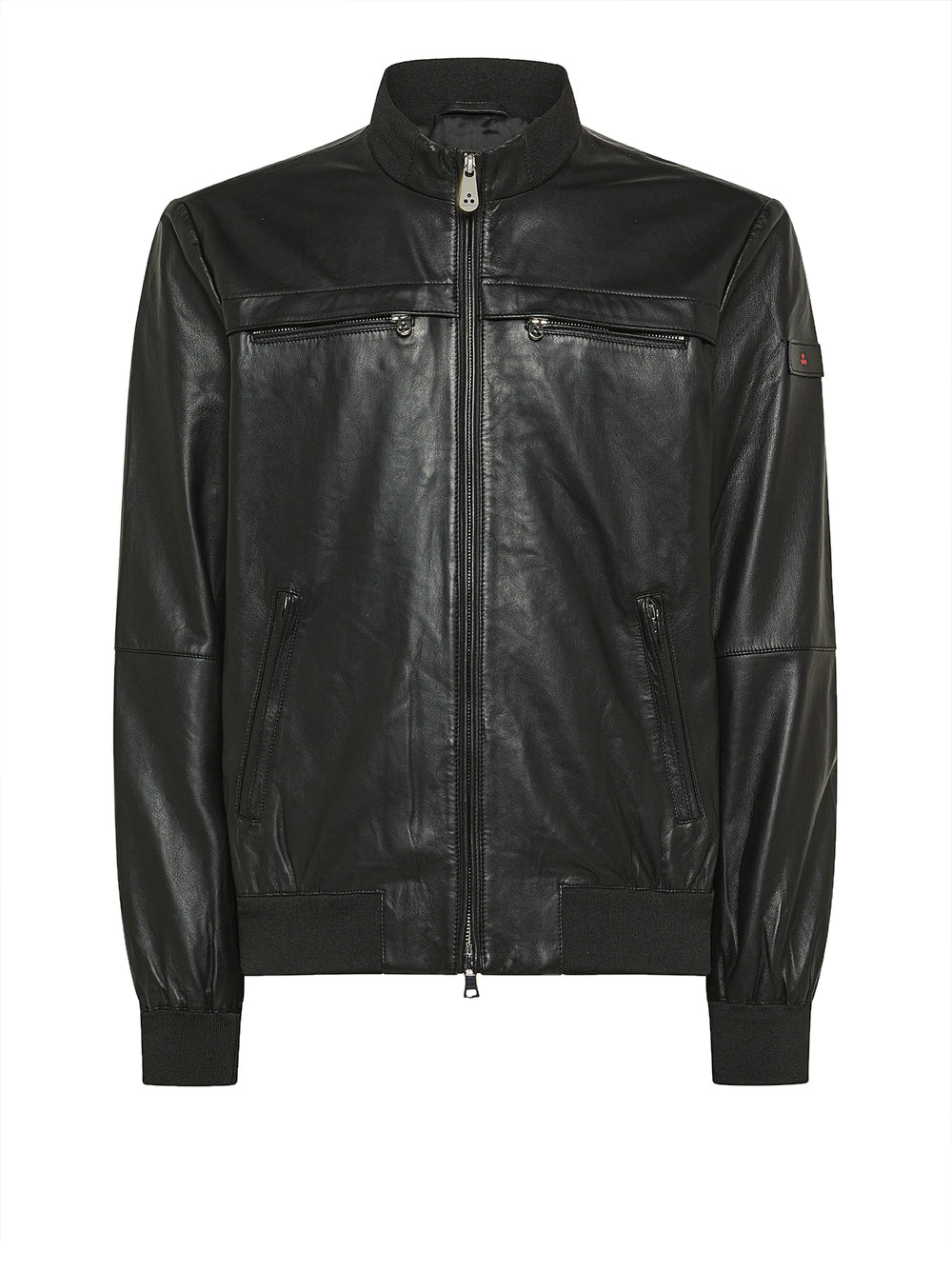 Giubbino di Pelle Peuterey Sands Leather da Uomo - Nero