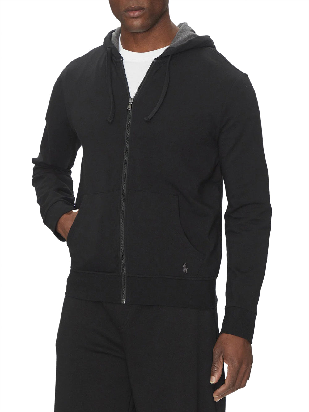 Felpa Zip Ralph Lauren da Uomo - Nero