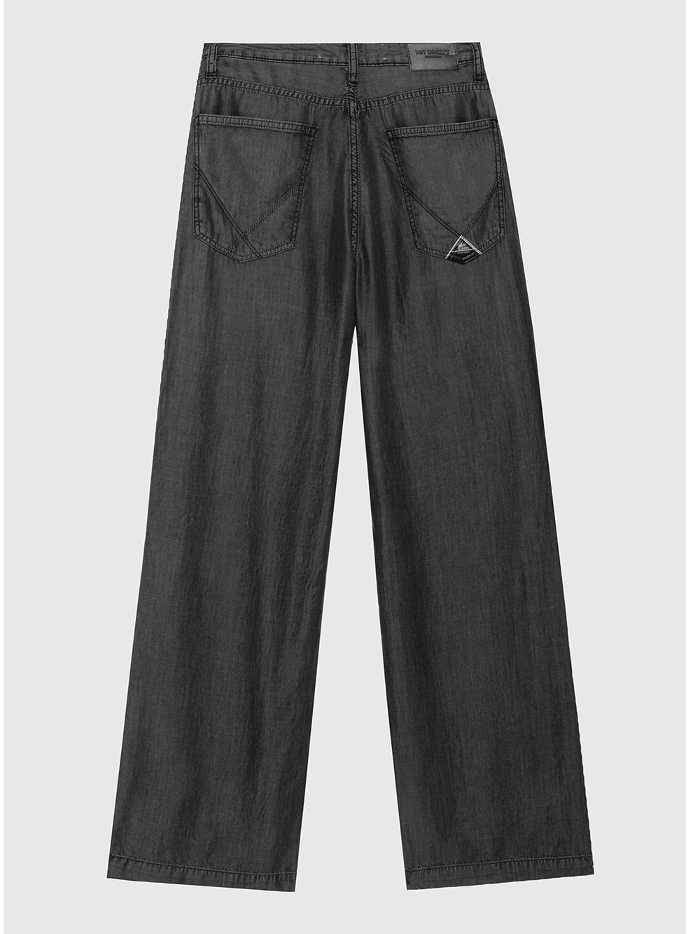 Jeans Wide Roy Rogers Marta da Donna - Nero
