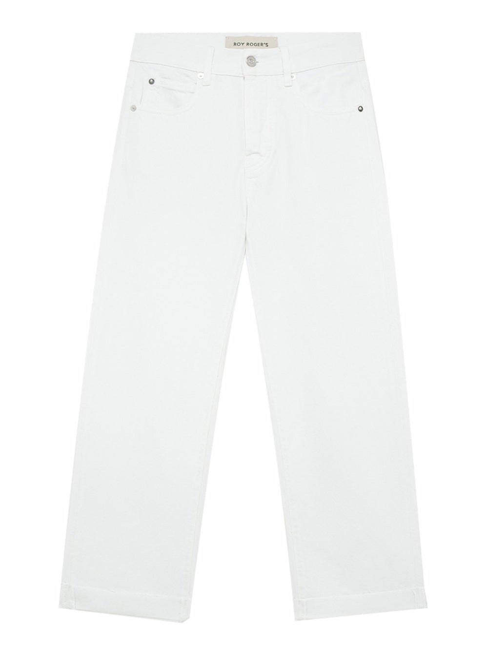 Jeans Boyfriend Roy Rogers da Donna - Bianco
